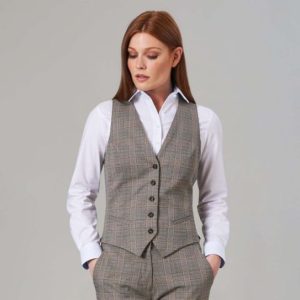 Olivia Check Waistcoat